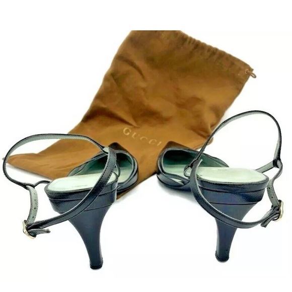 Gucci Authentic Womens Black Pointed Heel w/Sachet - Picture 4 of 12